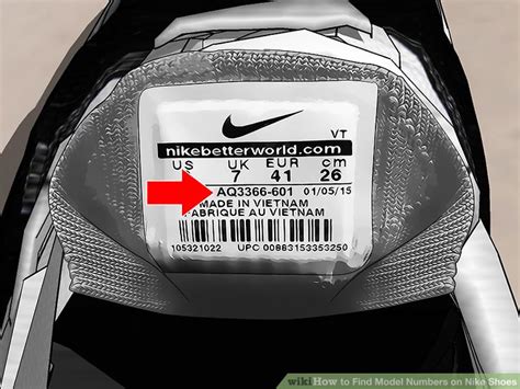 nike schuh namen vergessen|3 Ways to Find Model Numbers on Nike Shoes .